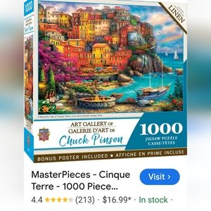 Master Pieces Chuck Pinson Like New Puzzle